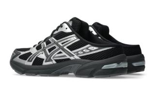 ASICS GEL-1130™ Mule "Black/Silver" (SKU: 1203B048-101).