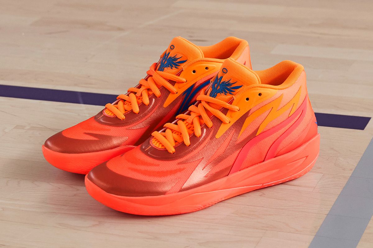 Puma LaMelo Ball MB.02 Orange Volt Basketball Size 6.5 Mens 378288-02 Puma MB.02 - Review, Deals, Pics of all Colorways main image 4