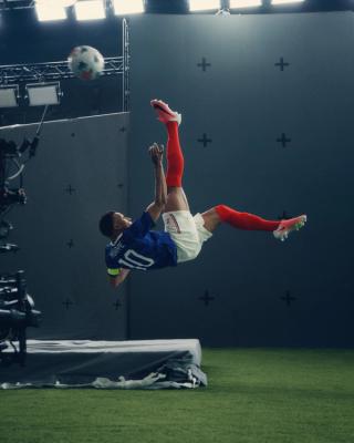 Kylian Mbappé in Nike Football's "Rip the Script" Ad. Photo via Nike.