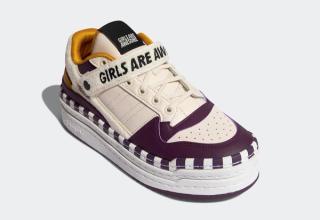 Girls Are Awesome x adidas Forum Platform Low GY2618 2