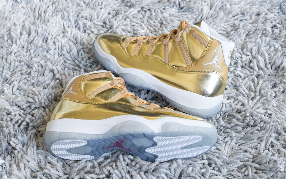 Jordan 11 pinnacle 2025 gold release date