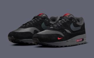 Nike's Next Air Max 1 Boasts a Bold Black, Grey and Red Build