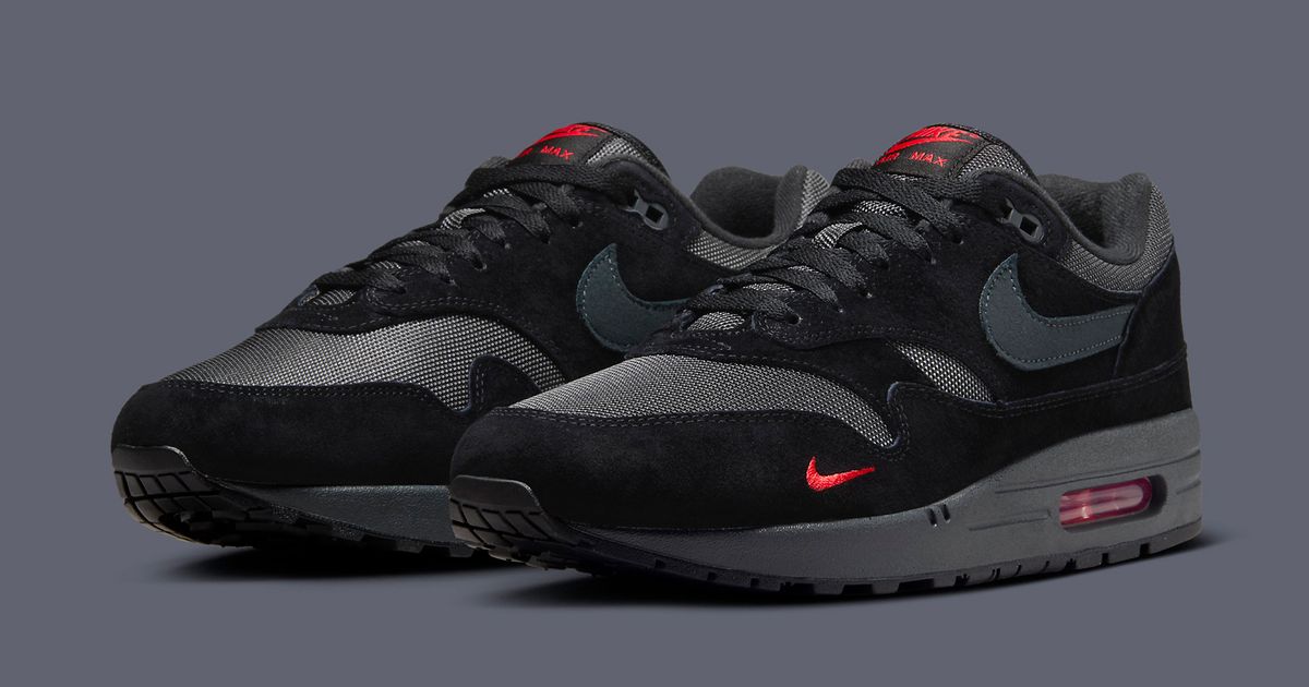 Nike's Next Air Max 1 Boasts a Bold Black, Grey and Red Build | House ...
