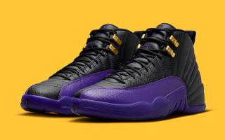 Where to Buy the Air Jordan at3745 12 “Field Purple” (Lakers)