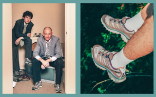 Bodega's Salomon XT-4 "The Glider" collaboration in campaign photography.