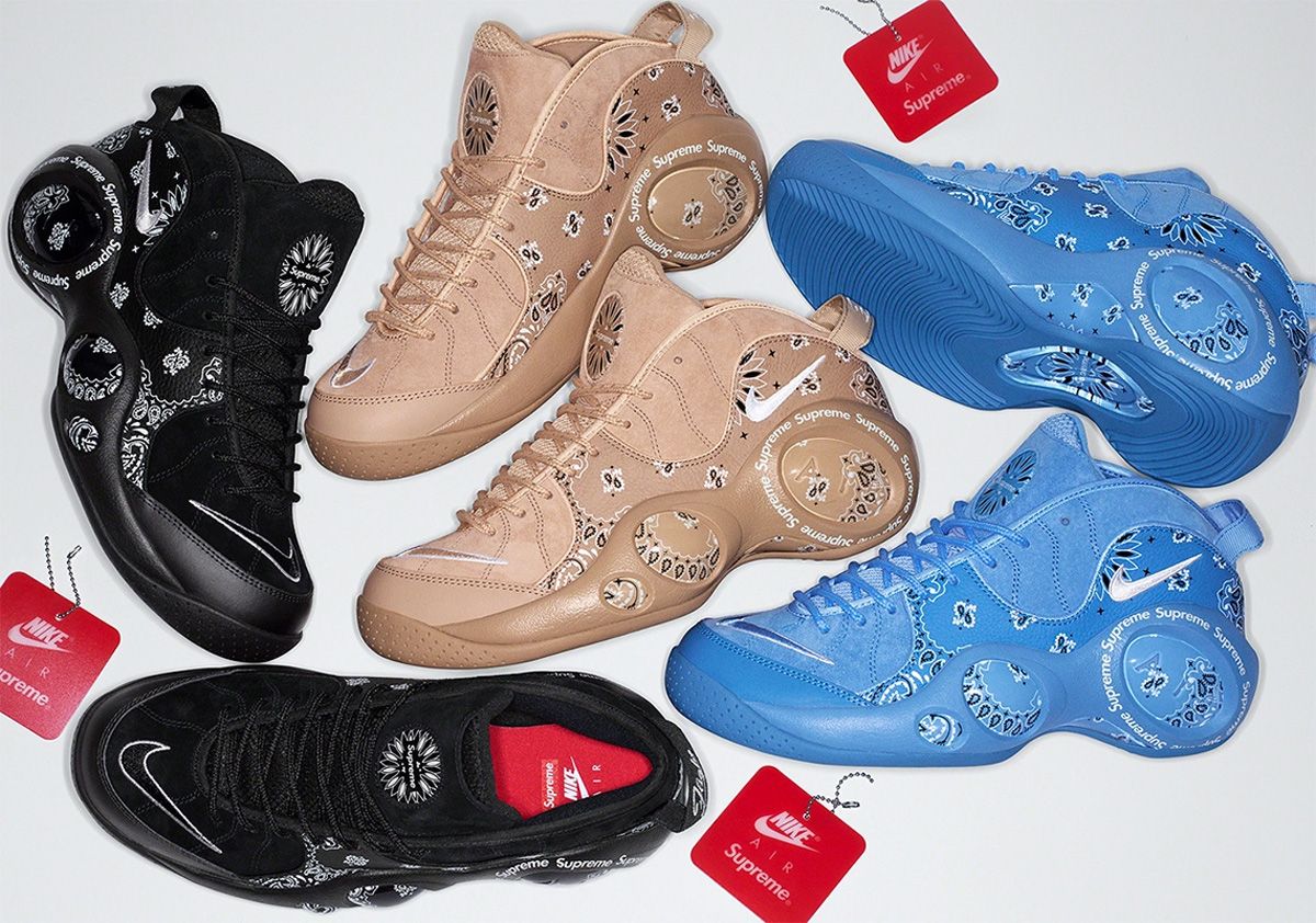 The Supreme x Nike Air Zoom Flight 95 Collection Releases May