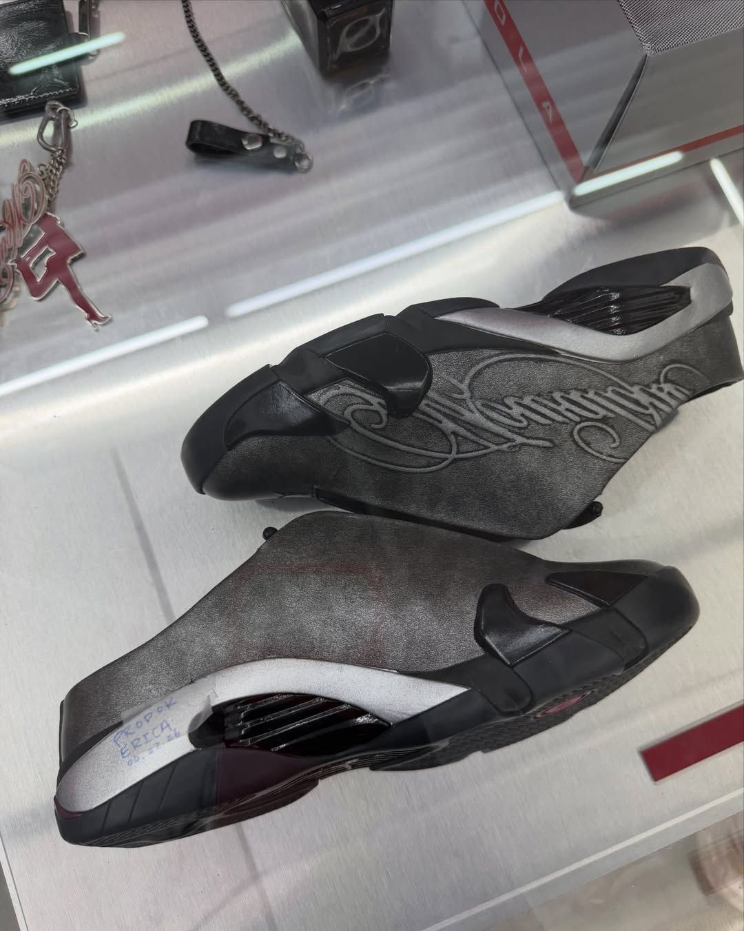 Mowalola x Air Jordan 14 Mule via Undiscoverd.ig.