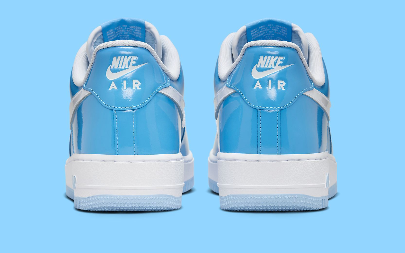 blue patent leather air force 1