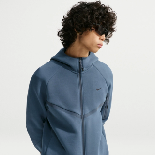 Men's Nike Tech Fleece Full-Zip Windrunner Jacket "New Slate" (Reflective Accents; SKU: IZ8071-438). Photo via Nike.