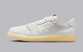 The Floral-Swoosh Air Jordan 1 Low OG “Sail” Releases March 18