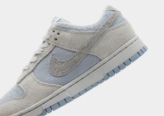 nike dunk low blue grey hairy suede 6