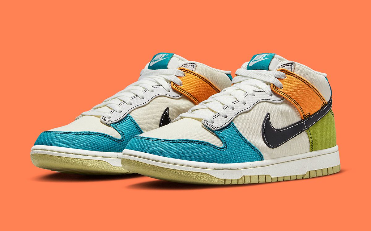 Where to Buy the Nike Dunk Mid “Multi-Color Canvas” | House of Heat°