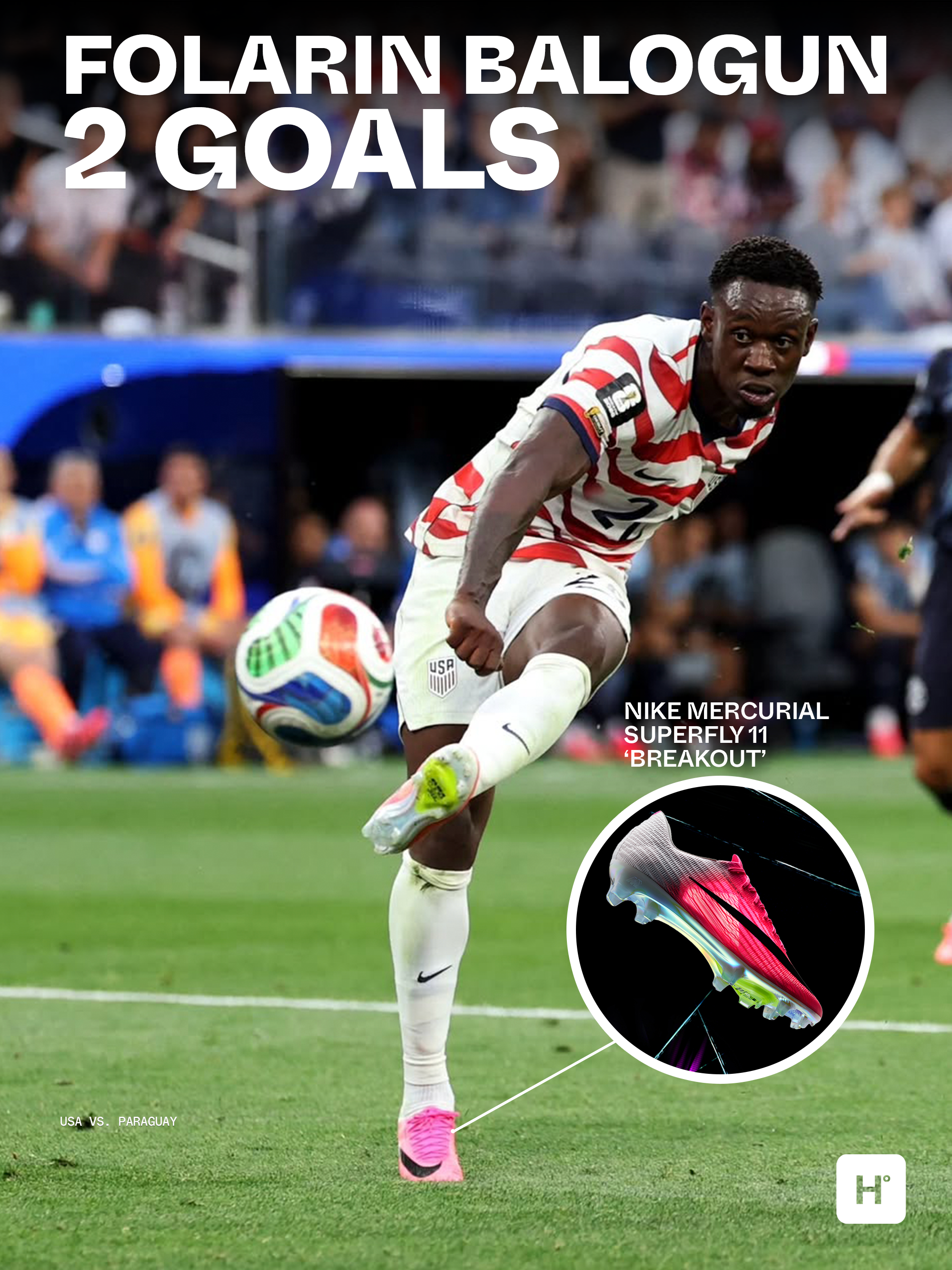 Folarin Balogun at the 2026 World Cup™. Photo via CONCACAF/USMNT.