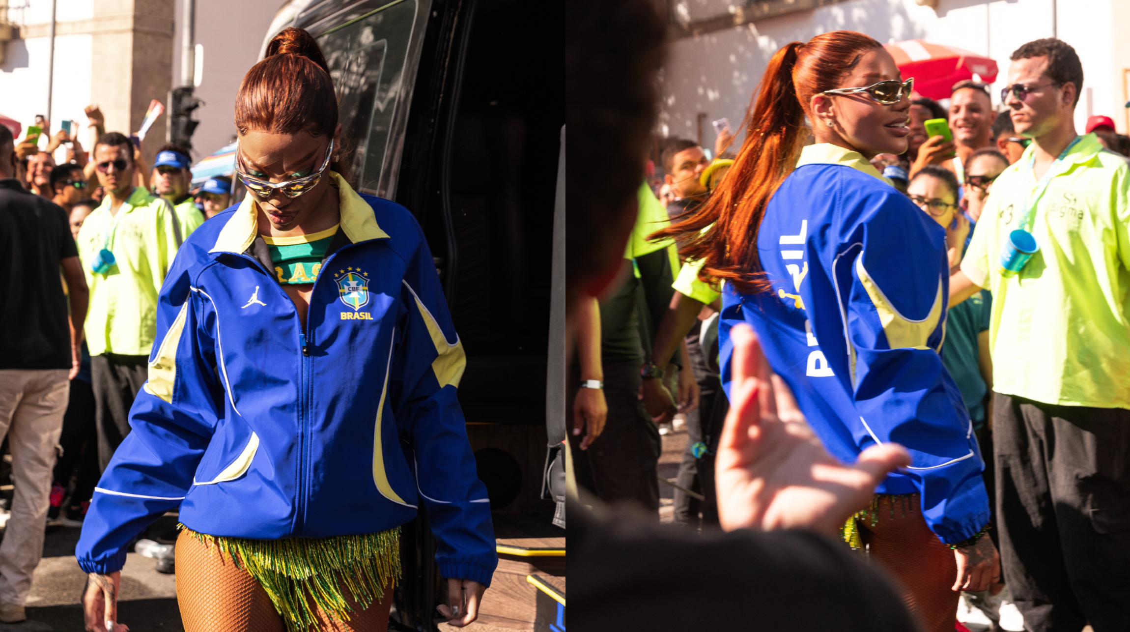 Ludmilla Debuts Jordan x Brasil Jacket at Carnival