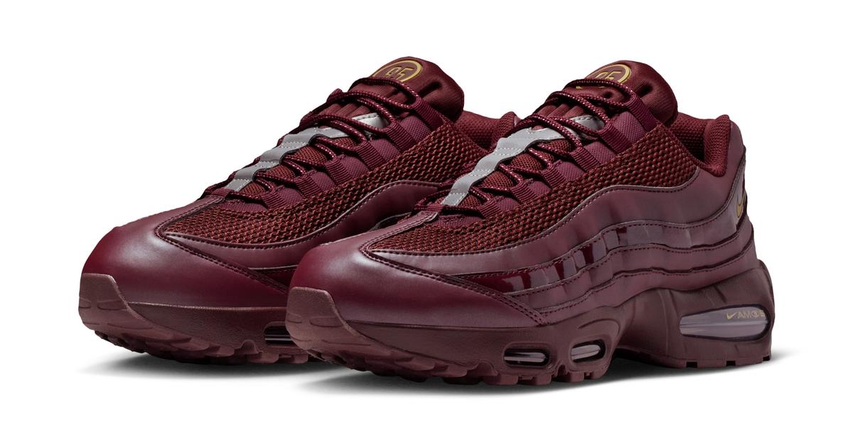 Nike Blends Total 90 DNA into the Air Max 95 “Burgundy Crush”