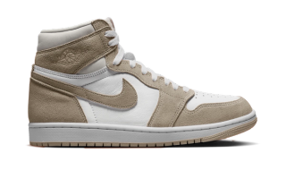Air Jordan 1 High OG in a "Light Madder Root" color scheme.
