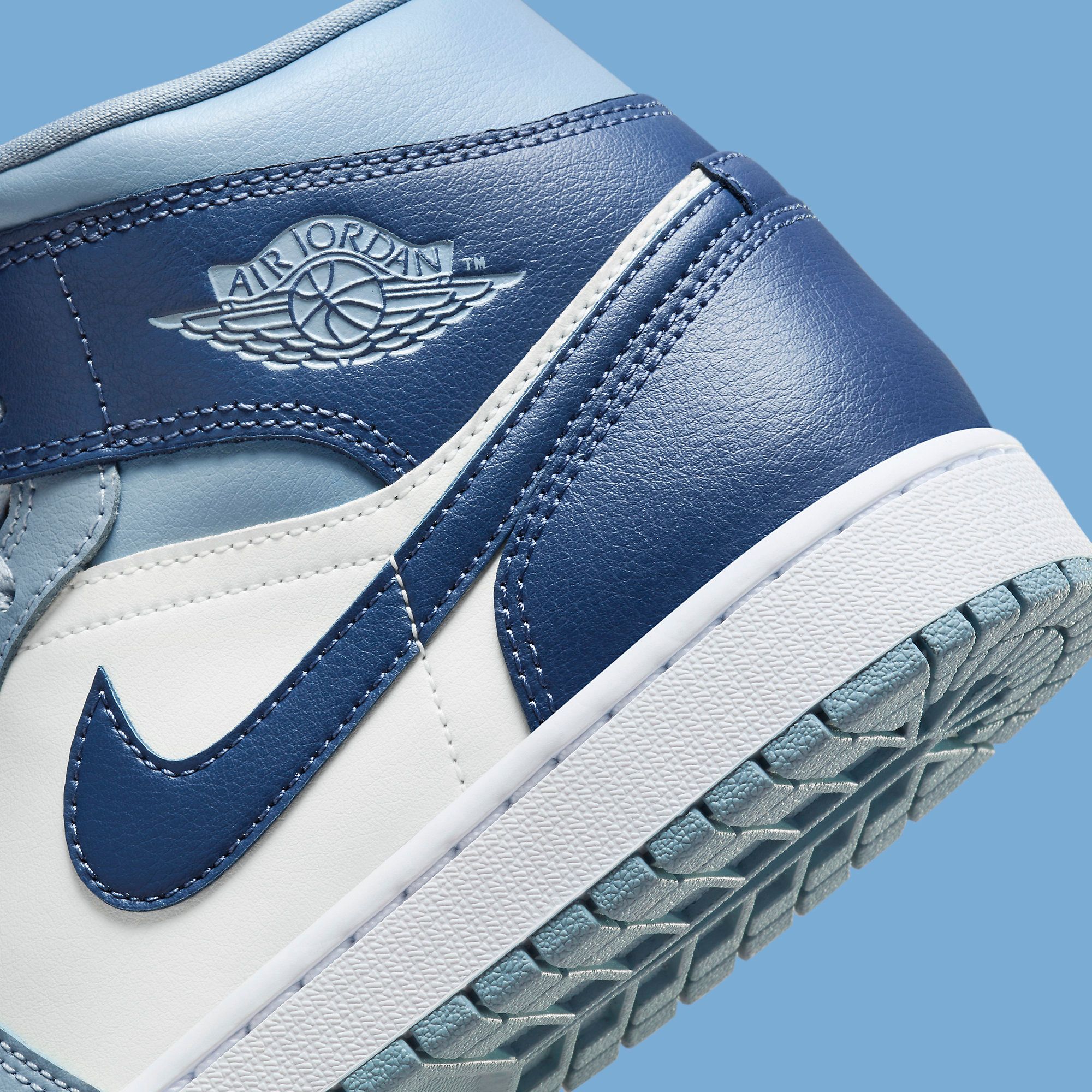 Dual Blue Hues Take Over This New Air Jordan 1 Mid | House of Heat°
