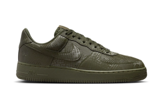 Kobe Bryant x Nike Air Force 1 Low in a  "Cargo Khaki" color scheme.