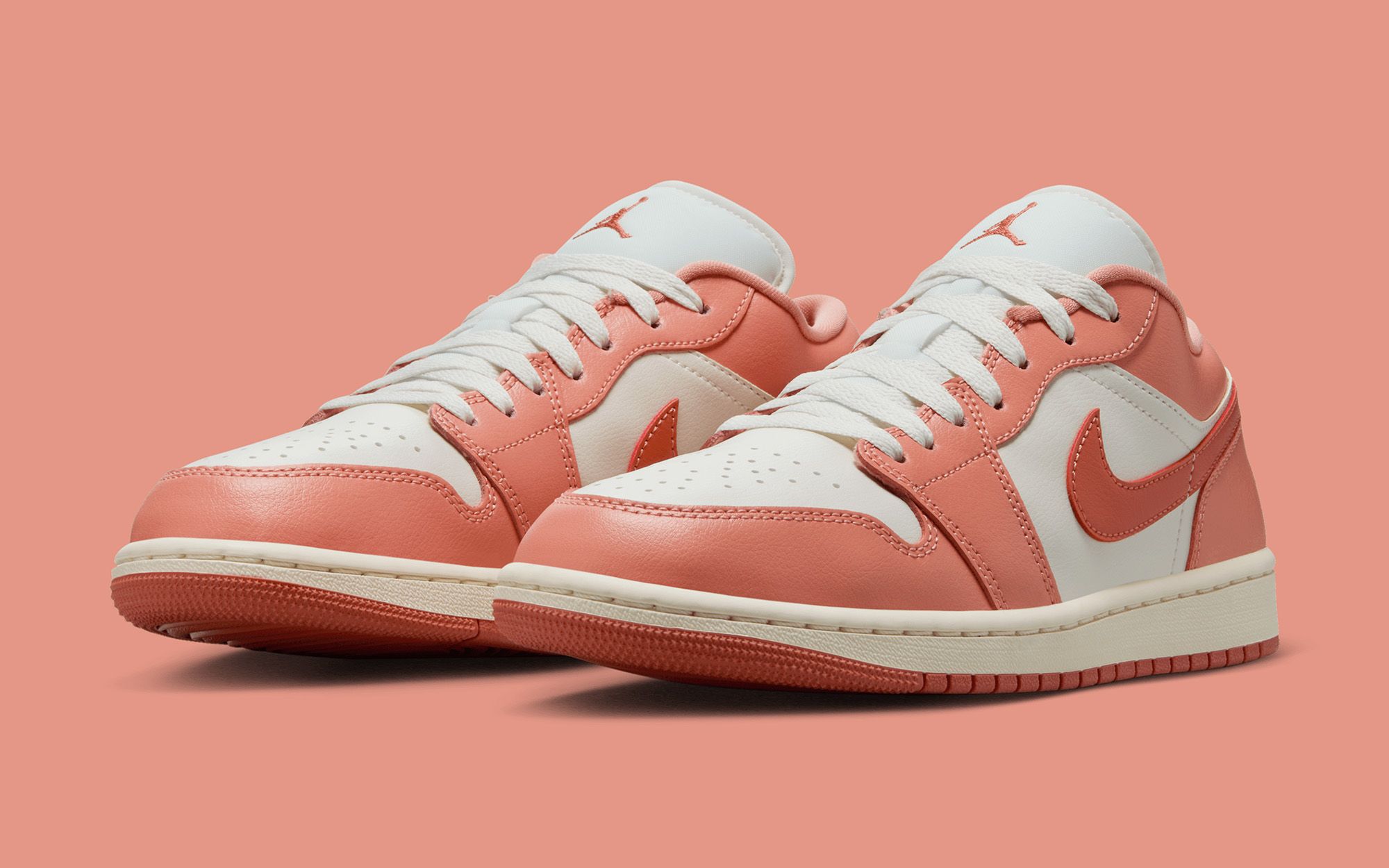 The Air Jordan 1 Low “Light Madder Root” Readies for Summer