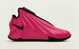 Speculative mock-up of the Nike G.T. Future "Hyper Pink" basketball shoe.