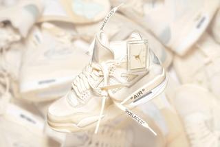 OFF-WHITE x Air Jordan 4 "Sail"