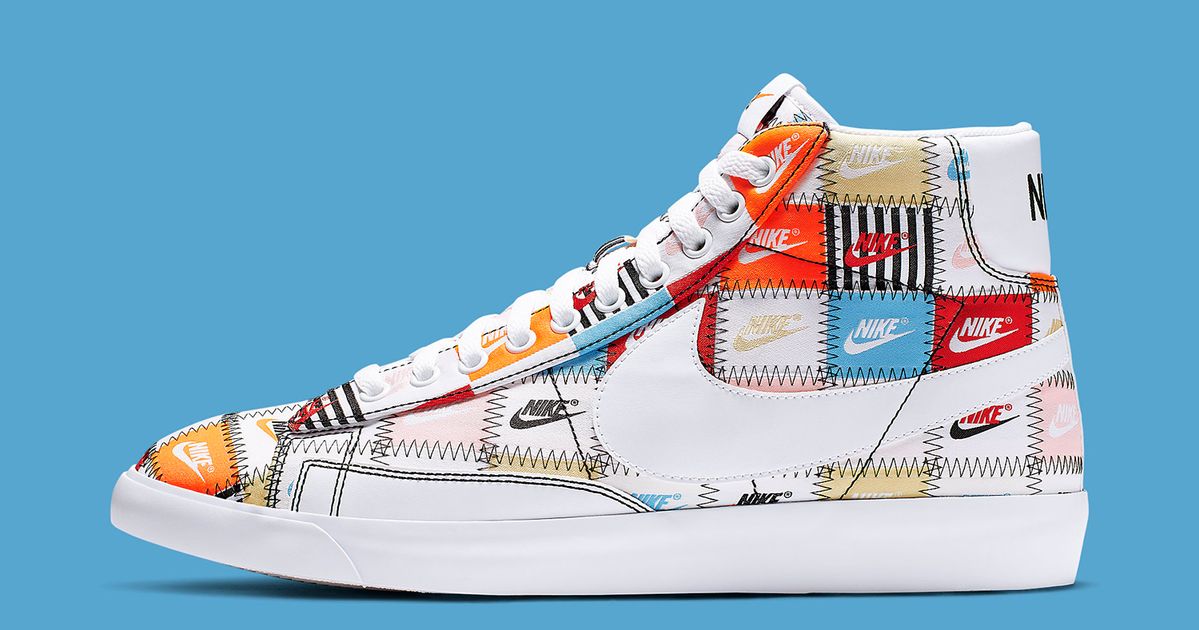 patch work nike blazers