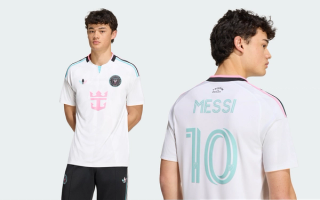 Inter Miami 2026 Third Replica Short-Sleeve "Messi" Jersey (SKU: KE6326). Photo via adidas.