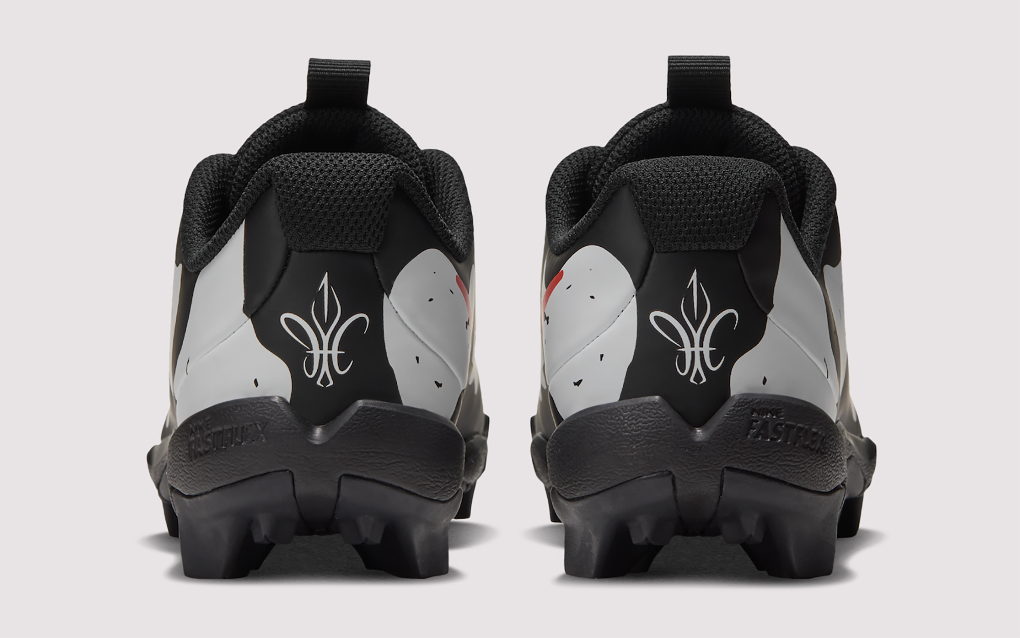 Ja'Marr Chase x Nike Vapor Pro "Skeleton" U.S. Football Cleats (Big Kids'; SKU: IX6993-001). Photo via Nike.