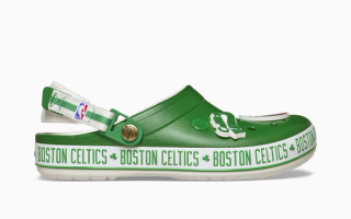 NBA x Crocs Crocband™ Clog "Boston Celtics" (SKU: 212799-90H). Photo via Crocs.