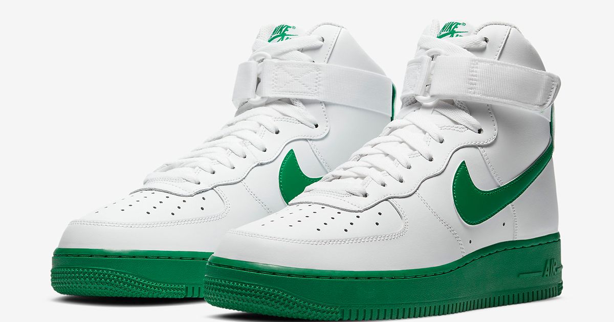 The Nike Air Force 1 High Gears-Up in Green for Fall | House of Heat°