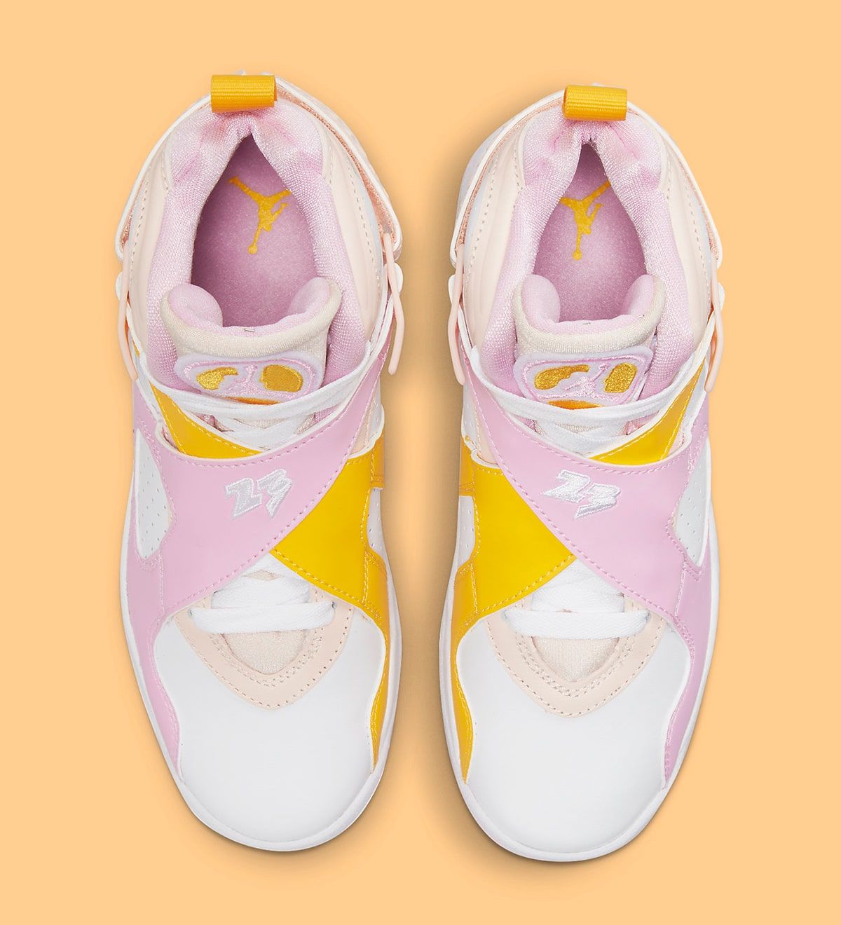 Jordan 8 pink and clearance white