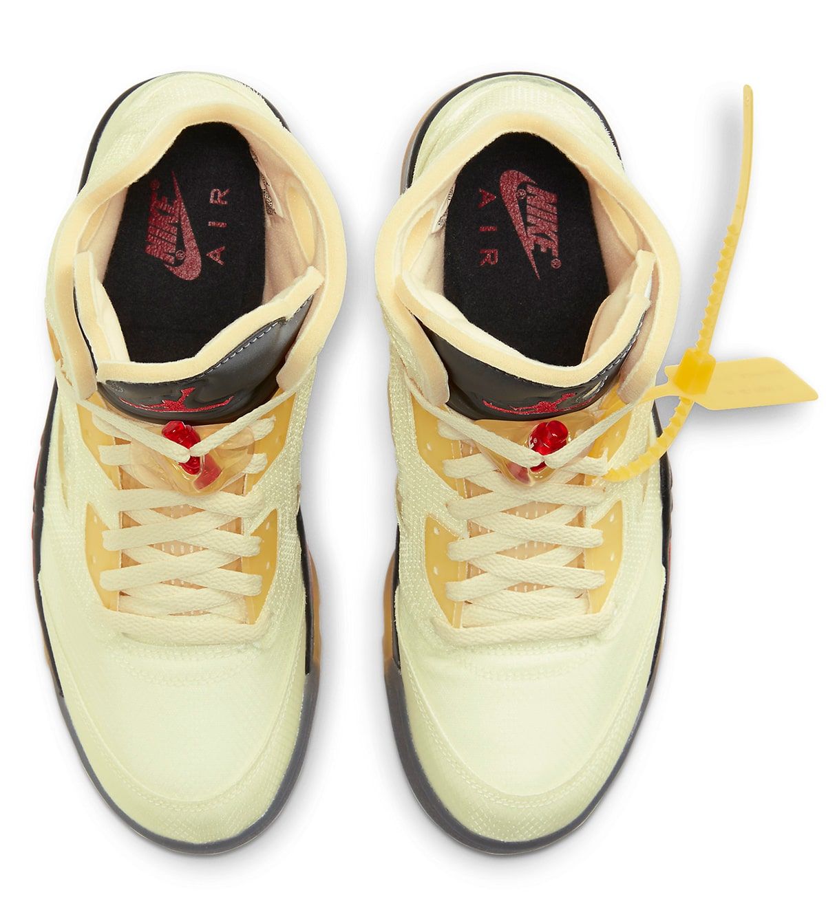 OFF-WHITE x Air Jordan 5 “Fire Red” Releases October 29 | House of