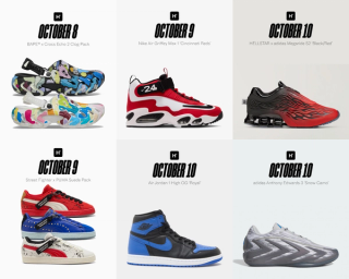 Sneakers Releasing This Week: October 5–10, 2026