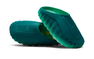 Nike Mind 001 "BlackGeode Teal" mule.