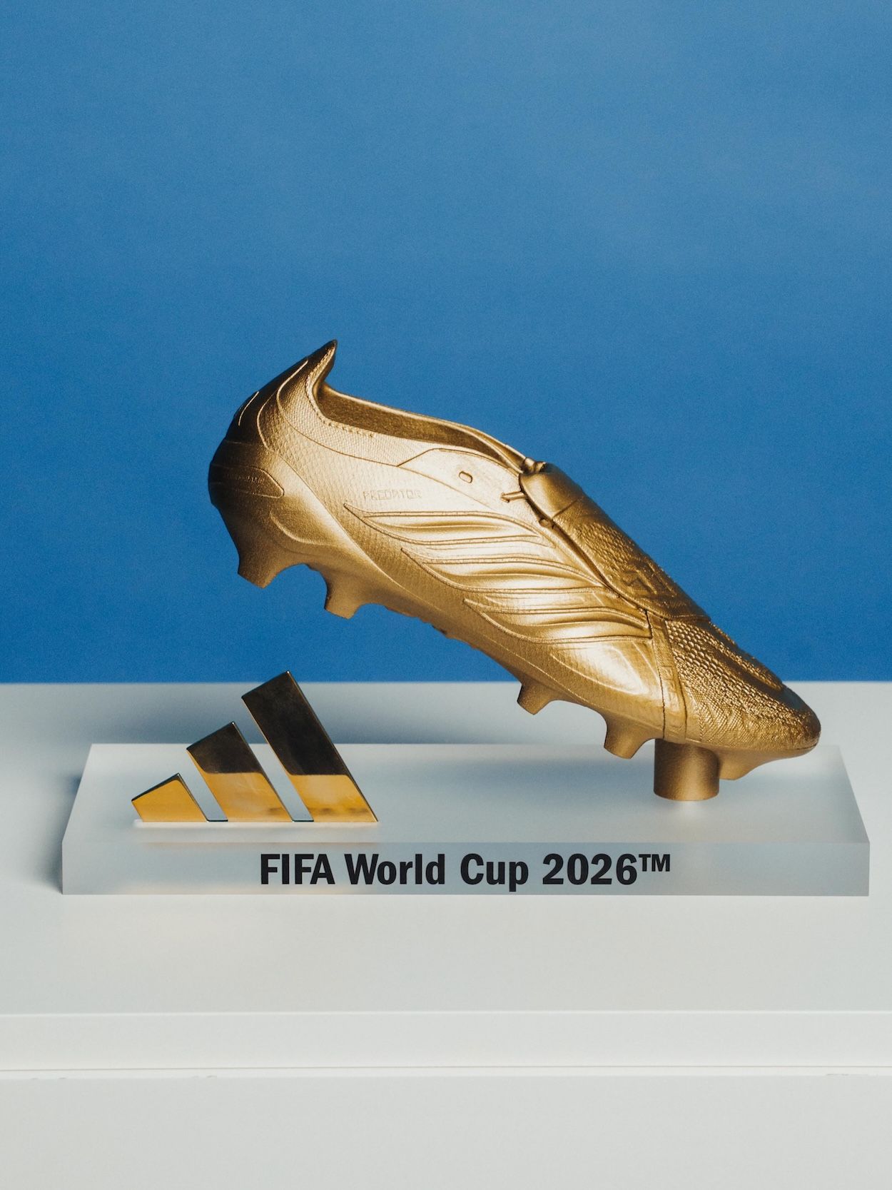 adidas Golden Boot Award for the 2026 World Cup™. Photo via adidas.