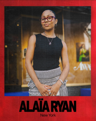 Alaia Ryan from New York.