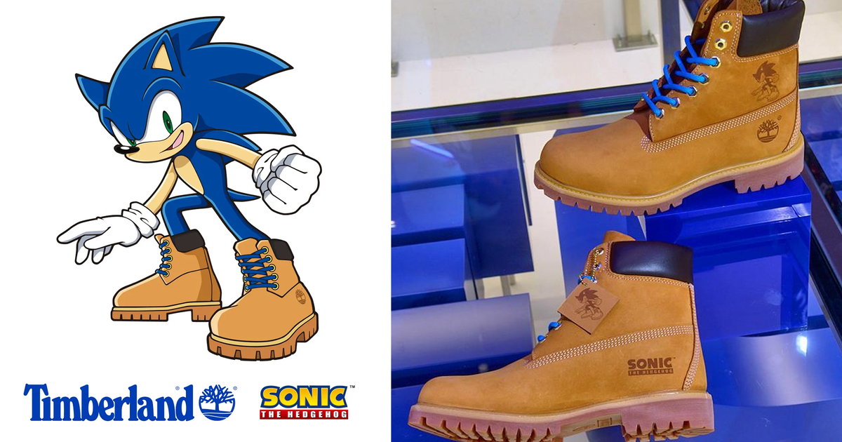 30足限定 Timberland SEGA SONIC THE HEDGEHOG SEGA Brings Sonic the Hedgehog to the Most Iconic Timberland