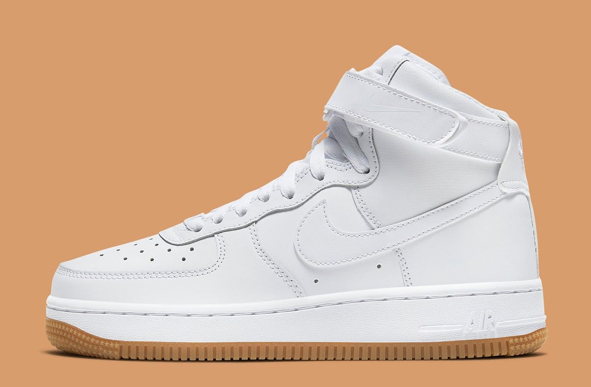 Available Now // Nike Air Force 1 High “White Gum” | House of Heat°