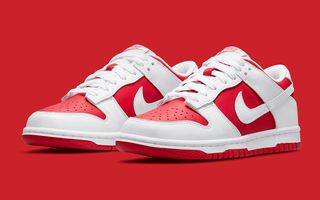 nike dunk low university red white dd1391 600 cw1590 600 release date 1