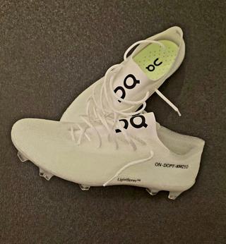 On LightSpray™ Football Boots. Photo via Thierry Henry.