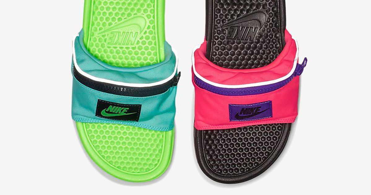 Yes, this is real. Nike just dropped Fanny Pack slides. | House of Heat°