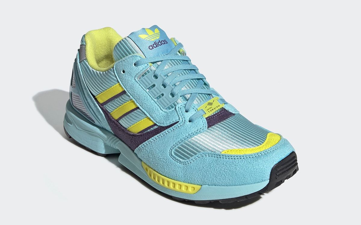 Available Now // adidas Retool the OG ZX 8000 “Aqua” with BOOST 