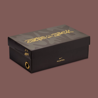 Travis Scott x Nike Phantom 6 Low Shoe Box. Photo via Nike.