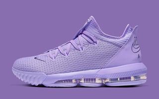 The Nike LeBron 16 Low Pops in Pastel Purple!