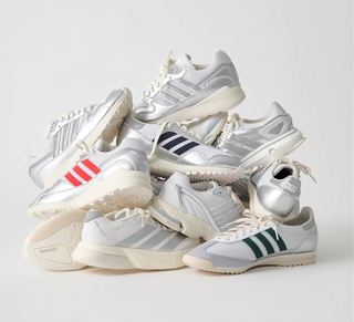 Ronnie Fieg unveils six Kith x Adidas Running collaborations in white-and-grey color schemes.