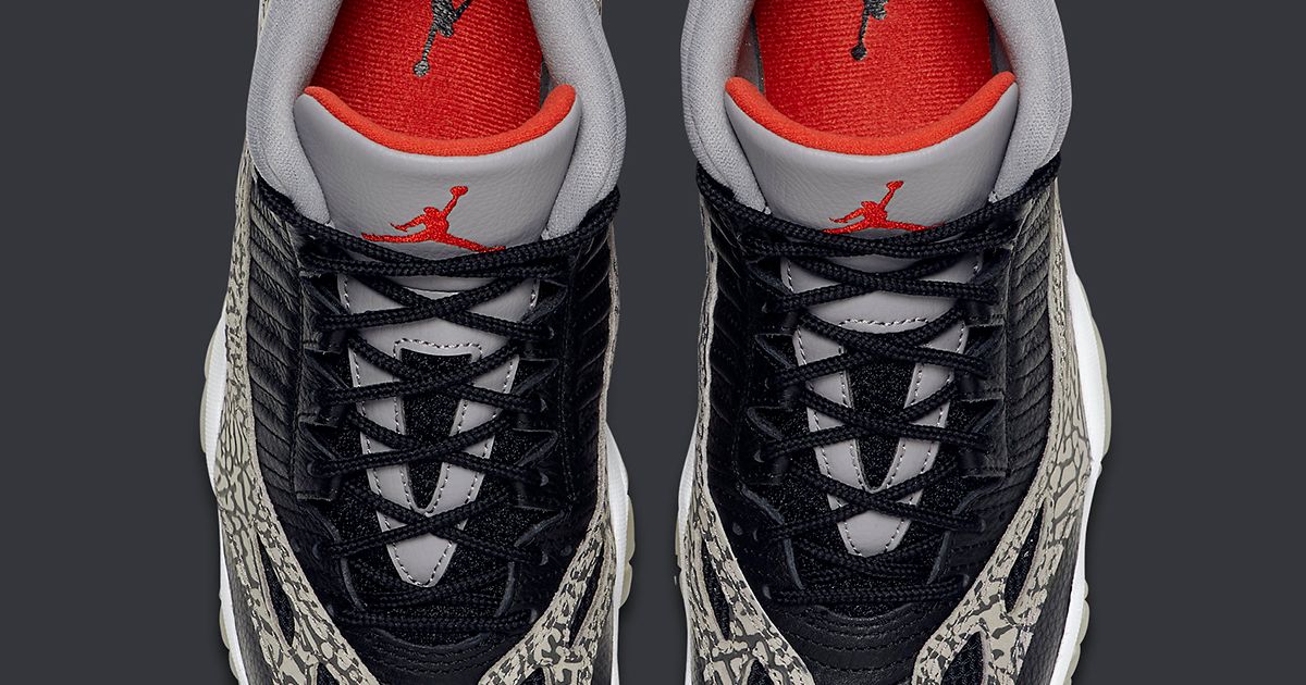 air jordan 11 retro ie low black cement