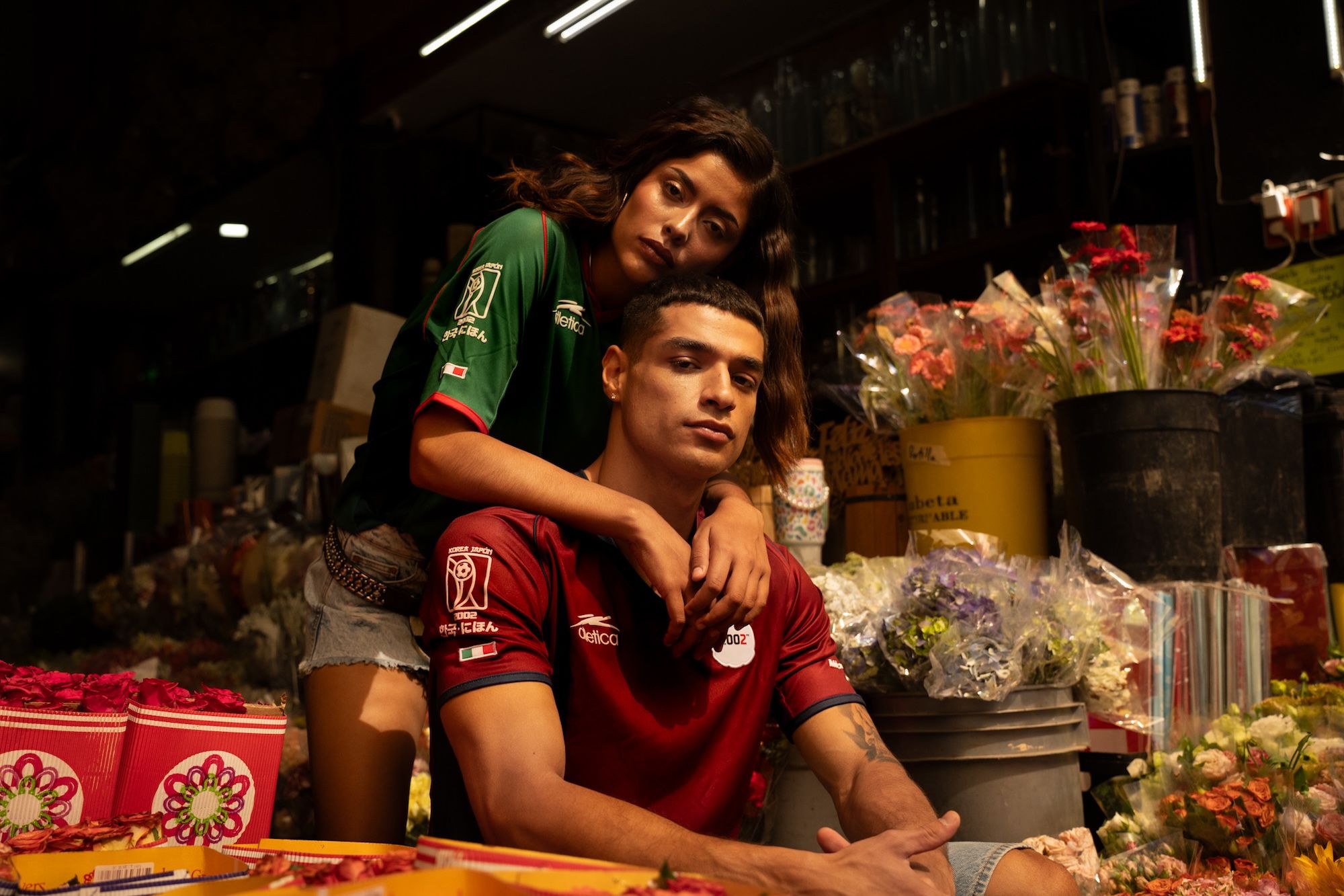 Mexico 2002 Home & Away Jersey Reissues by Atlética (green & burgundy). Photo via Atlética/MARGO STUDIO.