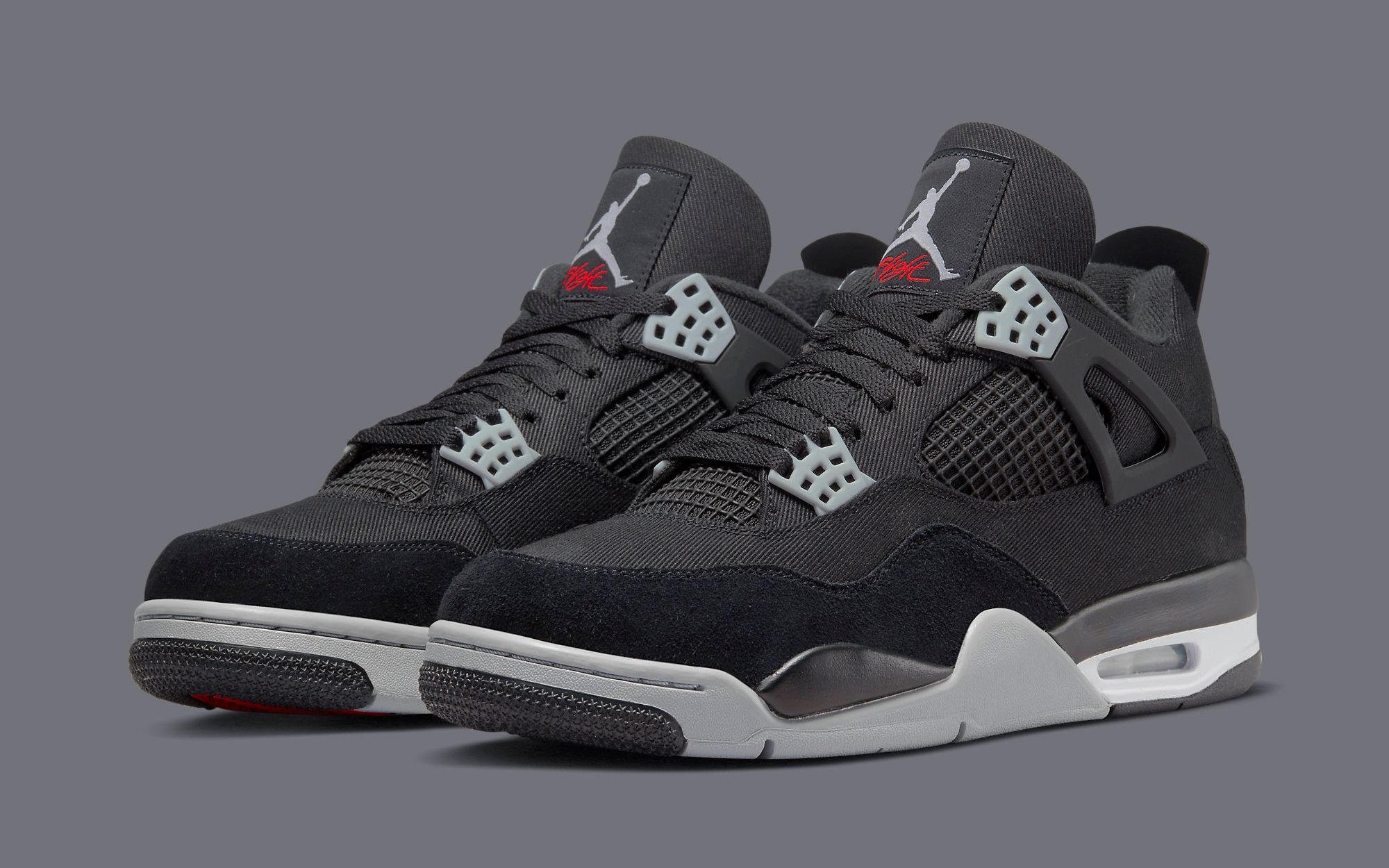 Where to Buy the Air Jordan 4 Black Canvas House of Heat