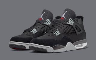 Where to Buy the Air Jordan 4 “Black Canvas”