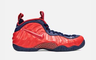 nike air foamposite pro red navy white CZ1911 600 cz2520 600 release date